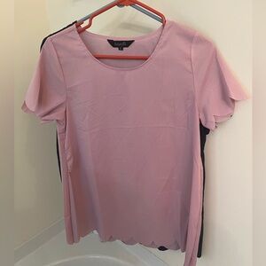 Scallop sleeve blouses